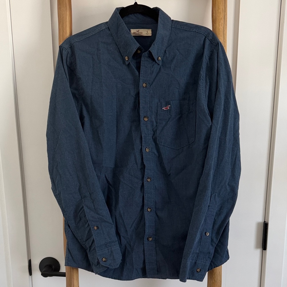 Hollister Chambray Button-Down Shirt